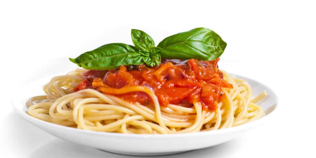 Pizza Sauce Veggie Pasta